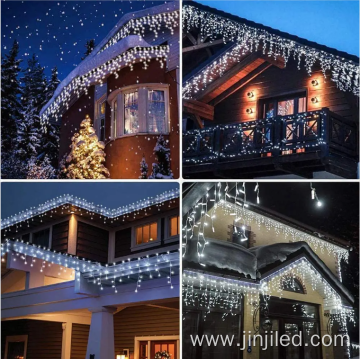 LED Icicle Light Lighting Project